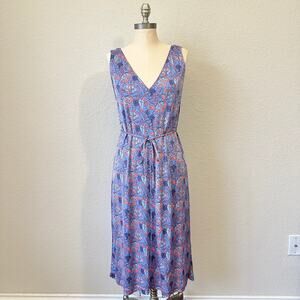 TORY BURCH Sandy Dress Sea Coral Artemis Silk Sleeveless Sheath NWT